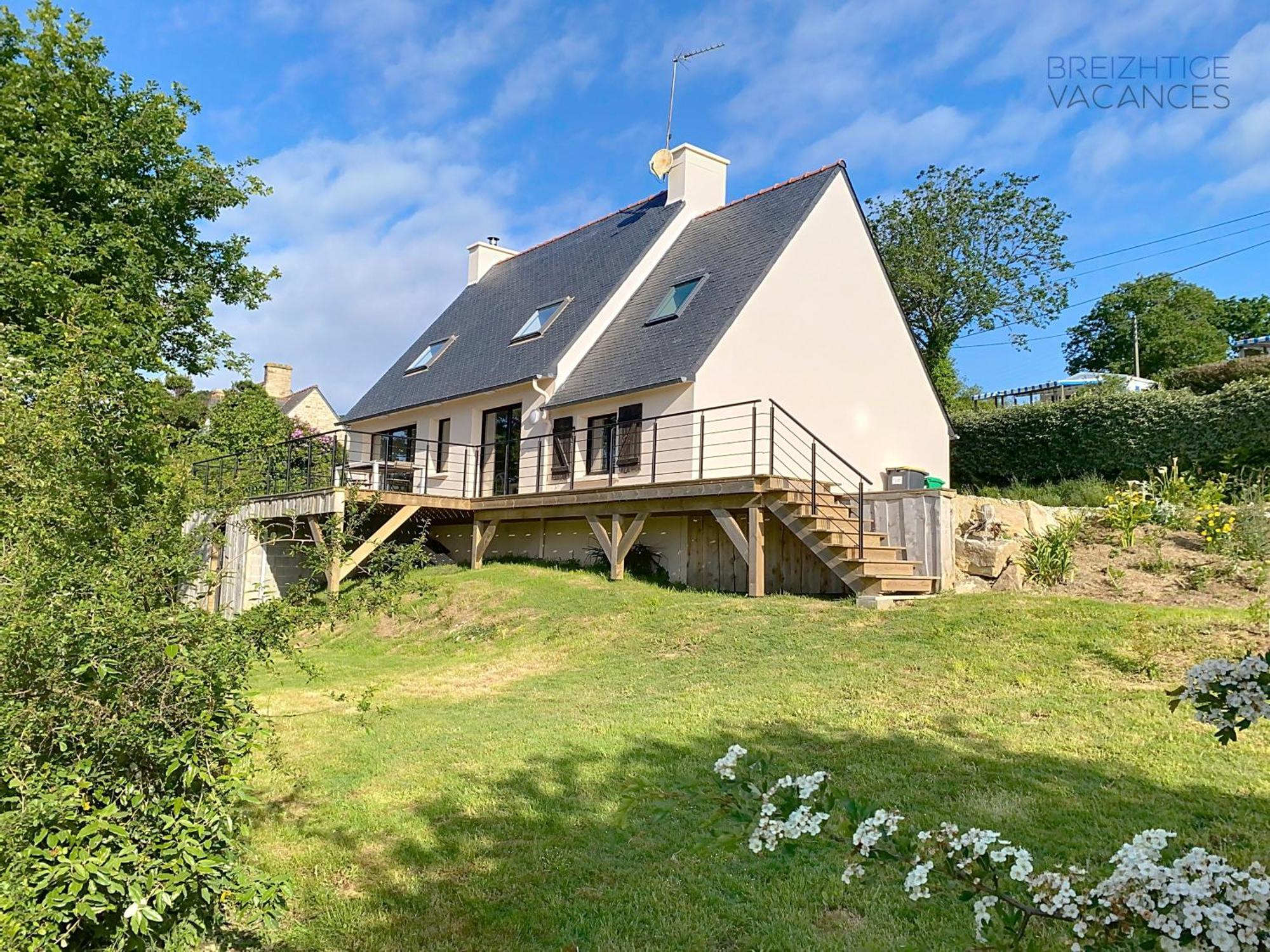 Maison Anemone - Vue Mer - Crozon, Bretagne Exteriör bild